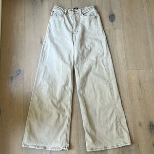Urban Outfitters BDG A Wide Jeans, Size 29, Tan